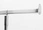 Mobile Preview: Auszieharm Detail von Kleiderständer Klappständer Rollständer Konfektionsständer Chrome mit Stopper für Art Nr 13-140-100
