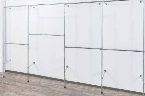Ankleidezimmer Wandregalsystem Kleiderkammer begehbarer Schrank 200x430 cm und 40 cm tief sehr stabile Ausführung direkt vom Hersteller Art Nr AnZi.4+4.0
