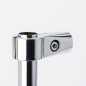 Preview: 3-Wege-Verbinder-T-Verbinder-Verbinderstueck-fuer-25-mm-Chrom-Rohr-rund-Profi-Kleiderstaender-Warenstaender-Garderobe-Regal-freistehend-fuer-Art-Nr-St.10.200