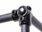 Preview: 3 Wegeverbinder Eckverbinder Verbinder für schwarzes 27 mm Rohr rund Wandregalsystem Garderobensystem Kleiderkammer Kleiderstangen für Art Nr W10BK