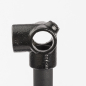Preview: 3 Wegeverbinder Rückseite Verbinder Eckverbinder für schwarzes 27 mm Rohr Art Nr W10BK