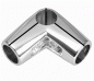 Preview: 4 Wegeverbinder Verbinder Eckverbinder für 25 mm Chrom Rohr rund Garderobe Kleiderständer Textilregal Kleiderstange begehbahrer Schrank Art Nr St.81.400