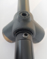 Preview: Innenverbinder mit 3 Wegeverbinder Eckverbinder mit 27 mm Rundrohr in schwarz für Art Nr W21BK