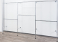 Preview: Wandregalsystem Garderobensystem Kleiderkammer Kleiderstange 200x230 cm breit und 40 cm tief Etagen individuell einzustellen Wandbefestigung und Gummifüsse stabile Stahlrohre verchromt Art Nr W14