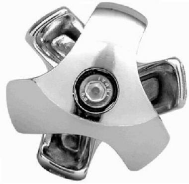 3 Wege Kugelverbinder Knotenverbinder Verbinder Knoten Design für Chrom Rohr rund Wandregalsystem Garderobensystem Kleiderkammer Kleiderstangen