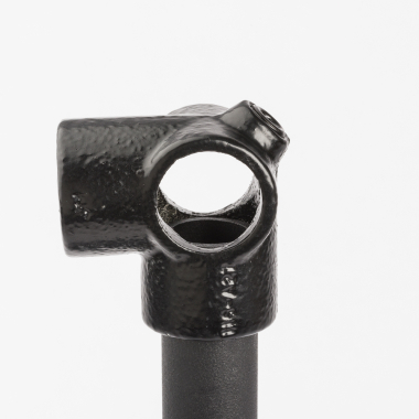 3 Wegeverbinder Rückseite Verbinder Eckverbinder für schwarzes 27 mm Rohr Art Nr W14BK