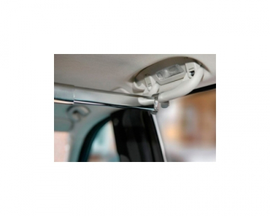 Auto Kleiderstange 120 165 cm breit flexibel ausziehbar passend für alle PKW Garderobenstange zum einhängen Chrome Art Nr 03387