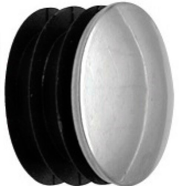 Enkappe für Rundrohr 25 mm mit Chrom Kappe für Profi Kleiderständer Warenständer Garderobe Regal freistehend Art Nr St.05.200