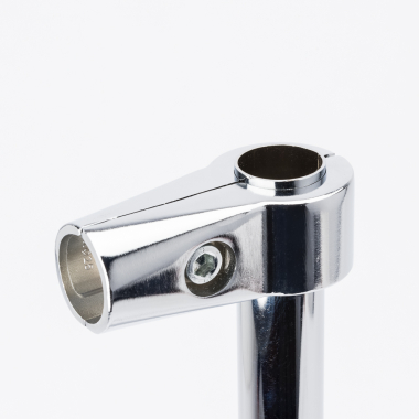 T-Verbinder Verbinderstück für Chrom Rohr rund Ankleidezimmer Wandregalsystem Garderobensystem Kleiderkammer für Art Nr AnZi.3+3+1