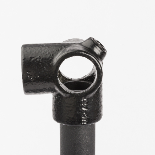 3 Wegeverbinder Rückseite Verbinder Eckverbinder für schwarzes 27 mm Rohr Art Nr W13BK