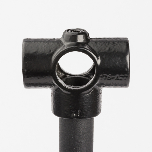 4 Wegeverbinder Rückseite Verbinder Eckverbinder für schwarzes 27 mm Rohr Art Nr W03BK