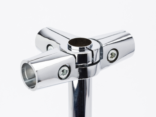 5 Wegeverbinder Verbinder Eckverbinder für Chrom Rohr rund Ankleidezimmer Wandregalsystem Garderobensystem Kleiderkammer für Art Nr AnZi.3+3.0
