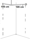 1er Eck-Umkleidekabine, Eck-Ankleidekabine